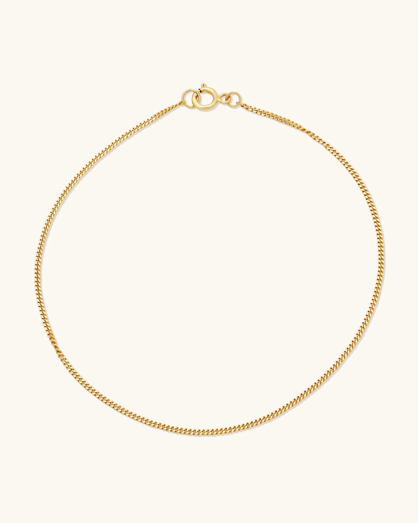 Leah Alexander Layered Curb Anklet
