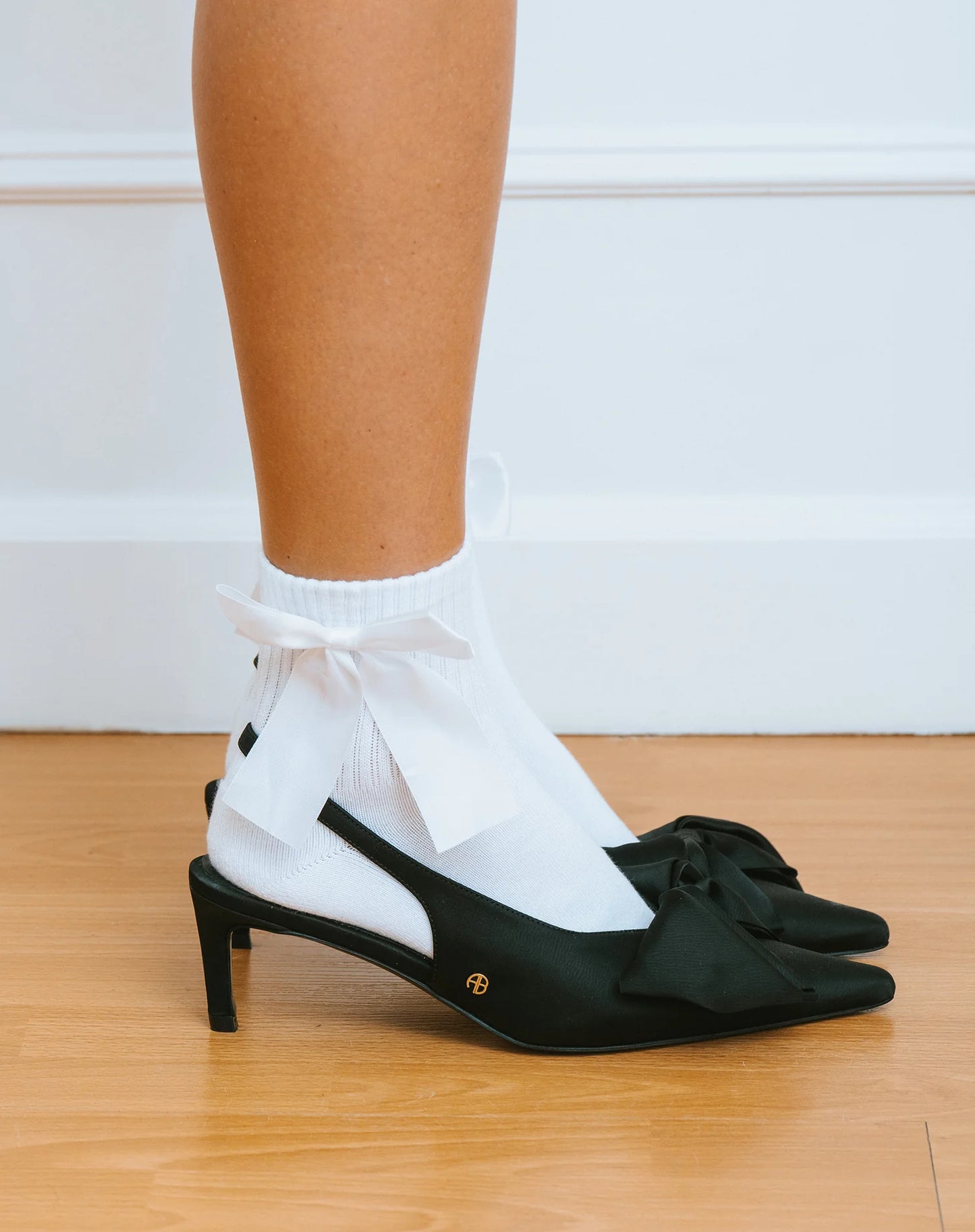 Brunette The Label Bow Socks