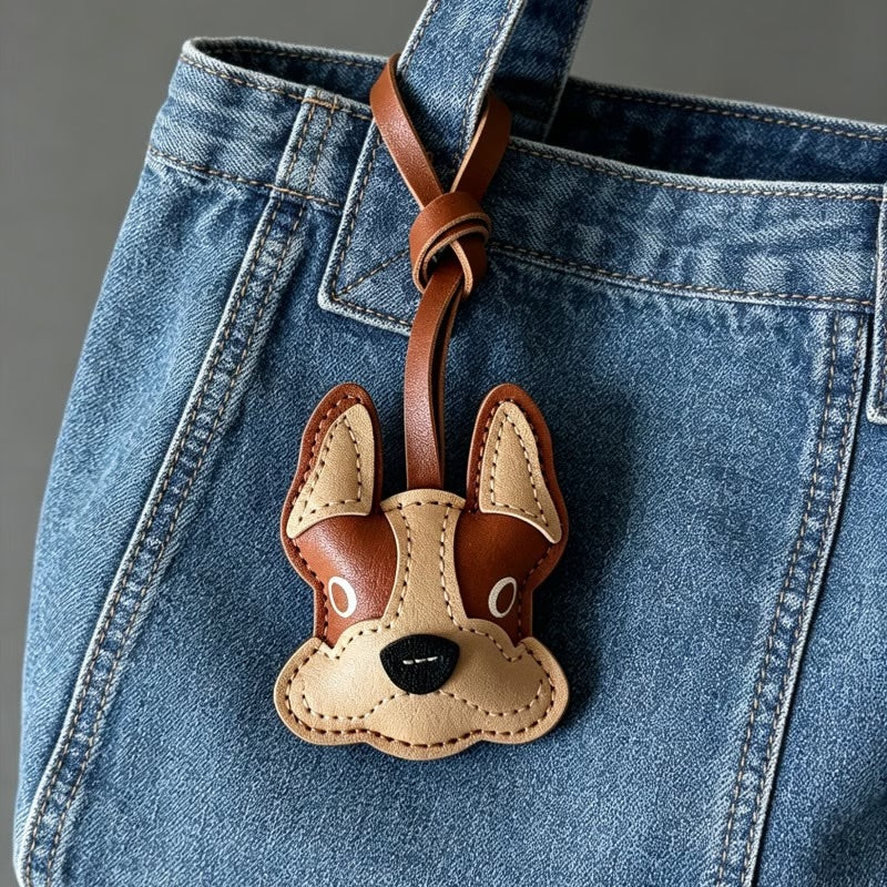 Animal Faux Leather Bag Charm
