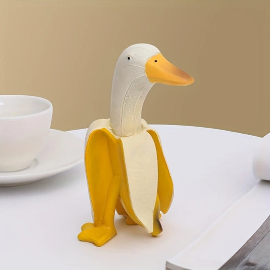Banana Duck Figurine,
