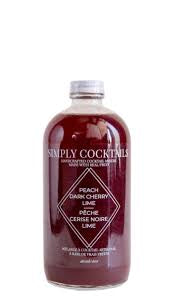 Simply Cocktail- Cherry Peach Lime