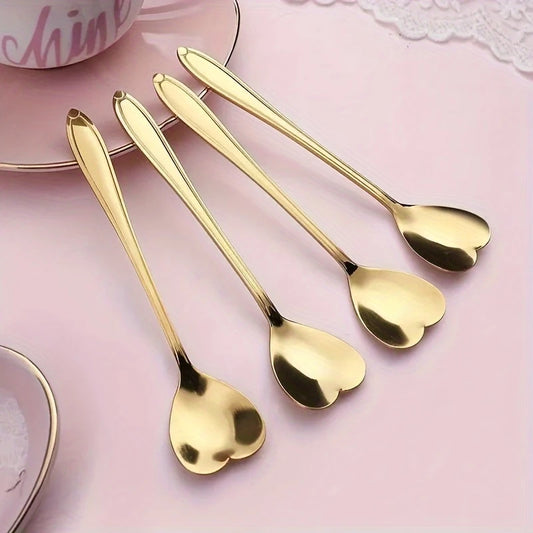 Gold Heart Spoon