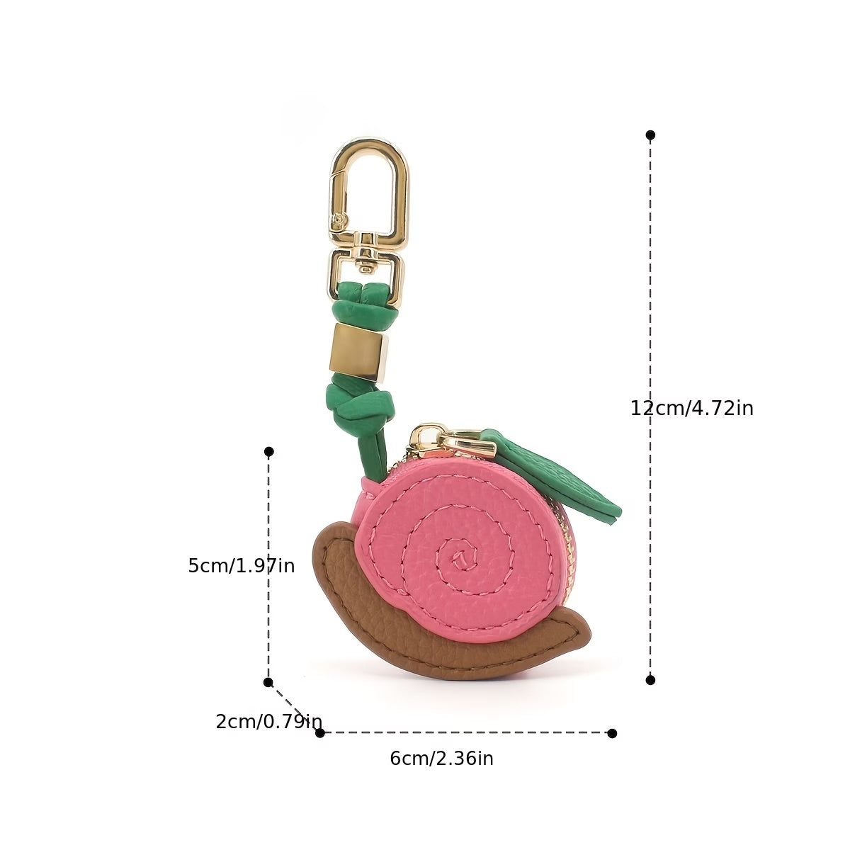 Snail Coin Purse Bag Charm