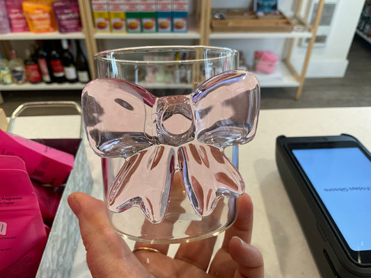 Glass with Bow