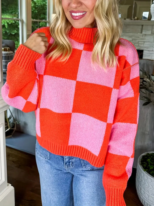 Checkered Sweater