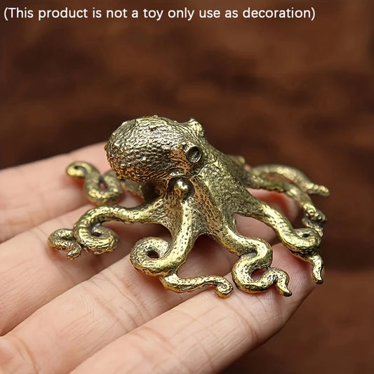 Brass Gold Octopus