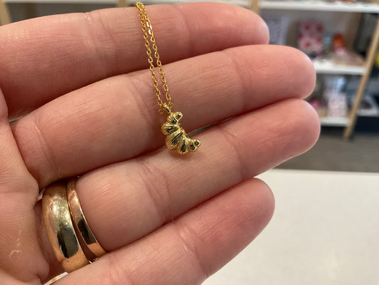 Tiny Croissant Necklace