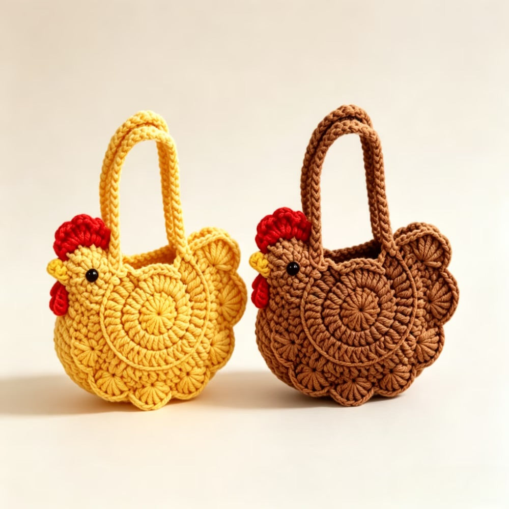 Crochet Chicken Bag