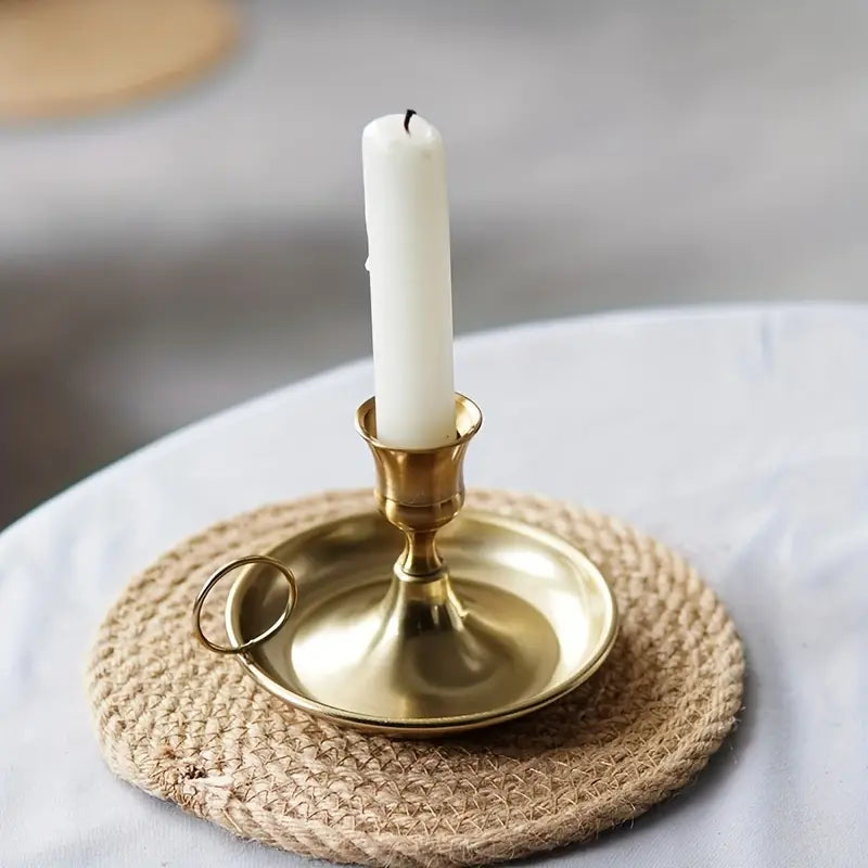Gold Candle Holder