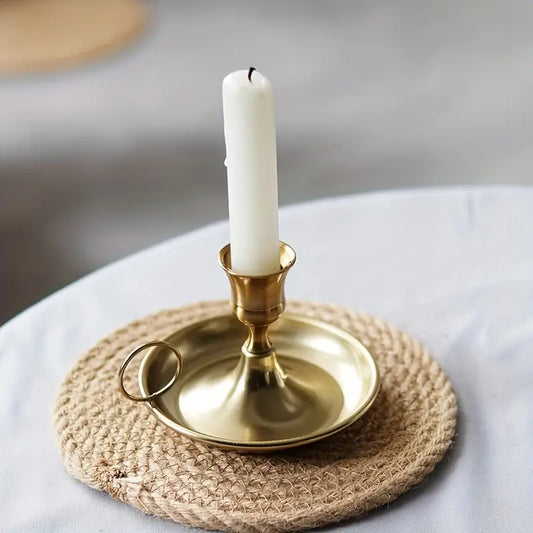 Gold Candle Holder