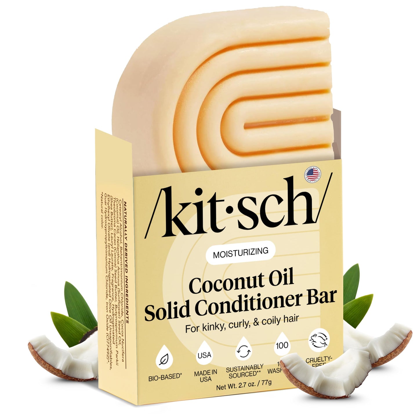 Kitsch Coconut Oil Solid Conditioner Bar