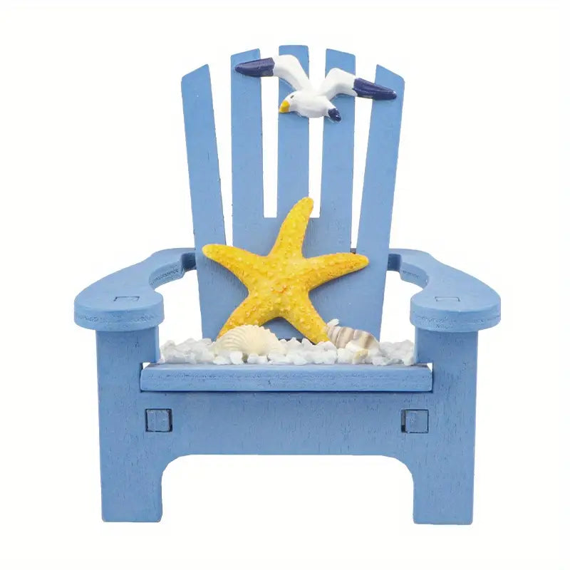 Wooden Mini Chair Nautical Ornament