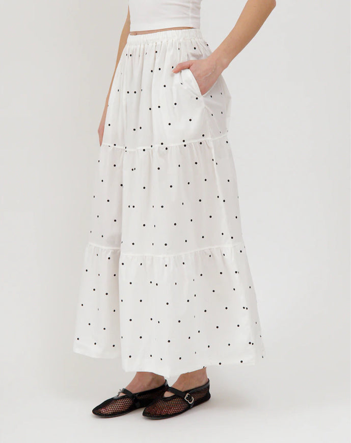 Brunette The Label - Poplin Maxi Skirt