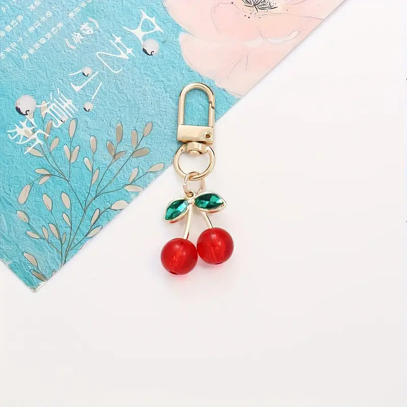Small Cherry Keychain