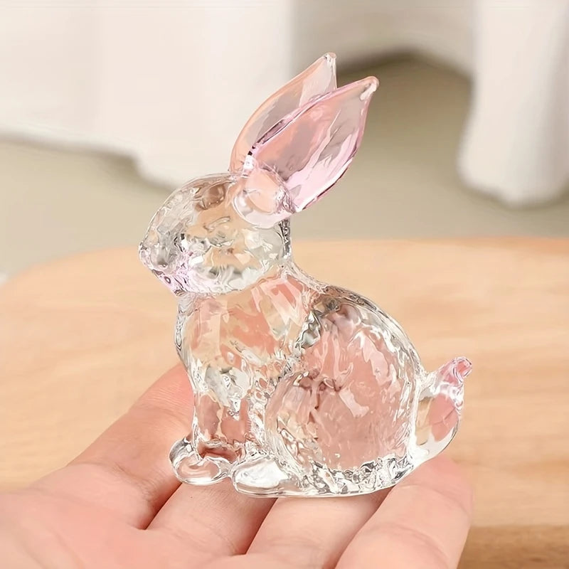 Glass Rabbit Figurine