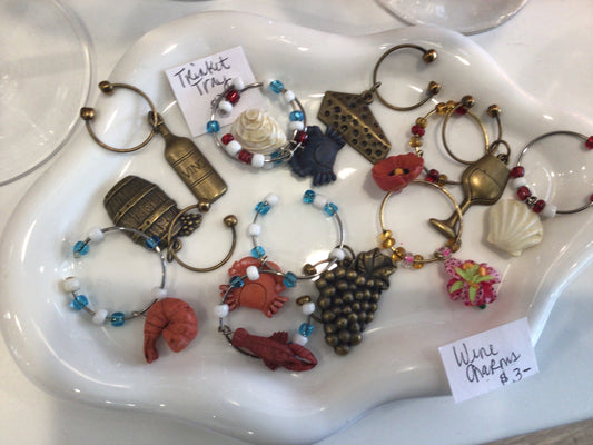 Wine glass charms