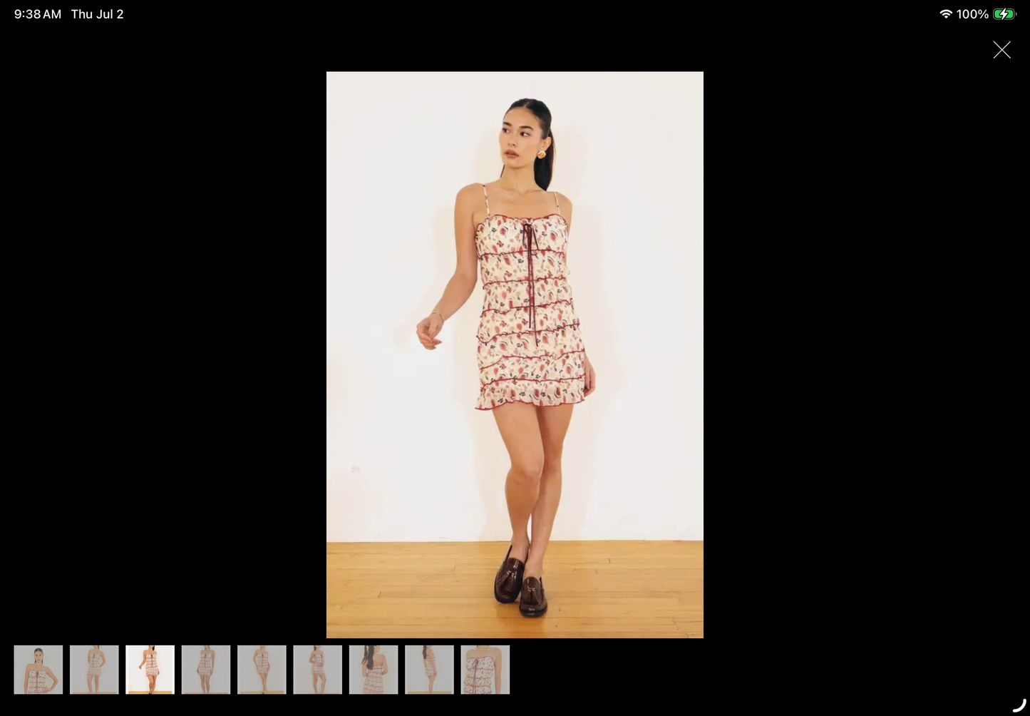 Bailey Rose Multi-Tiered Ruffle Mini Dress