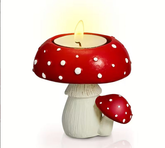 Mushroom Candle Holder