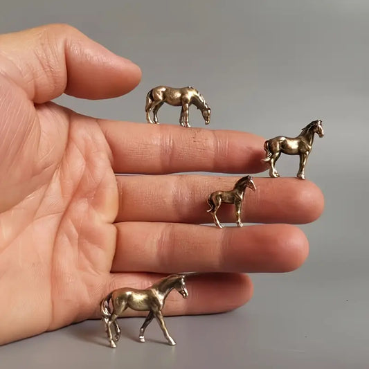 Mini Gold Horse