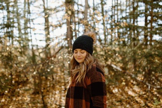 Wild Rose Designs Knit Pom Pom Toque