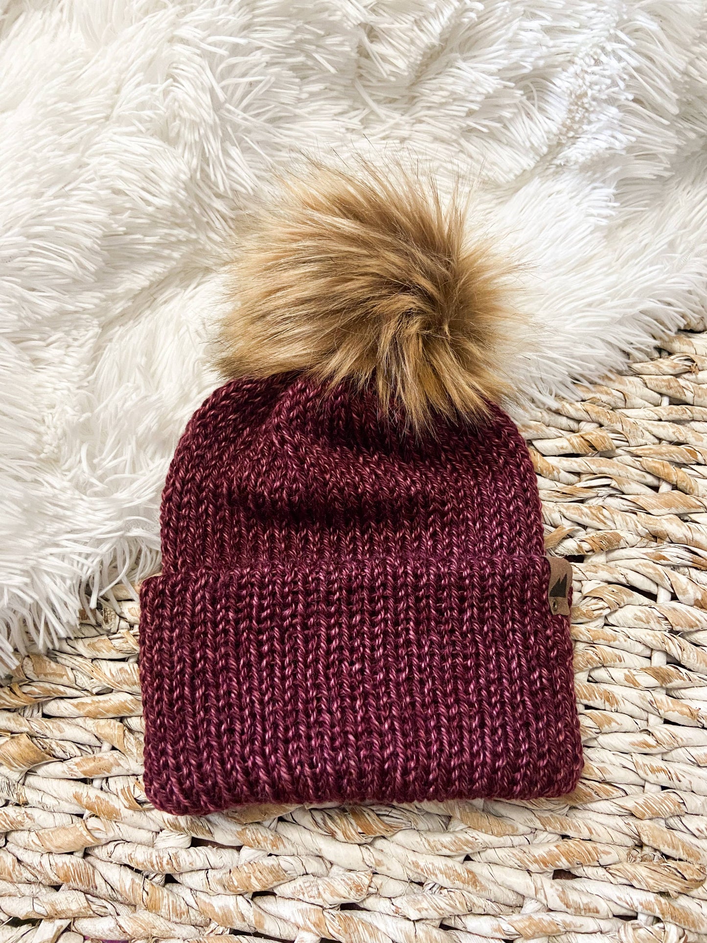 Wild Rose Designs Knit Pom Pom Toque
