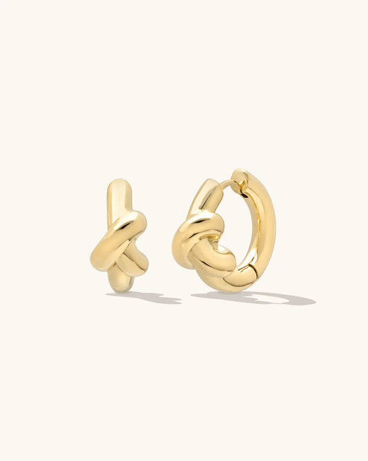 Leah Alexandra Knot Hoops
