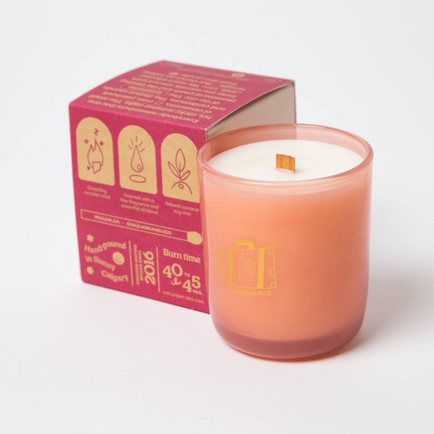 Milkjar Darjeeling - Patchouli & Santal Coconut Soy 8oz Candle
