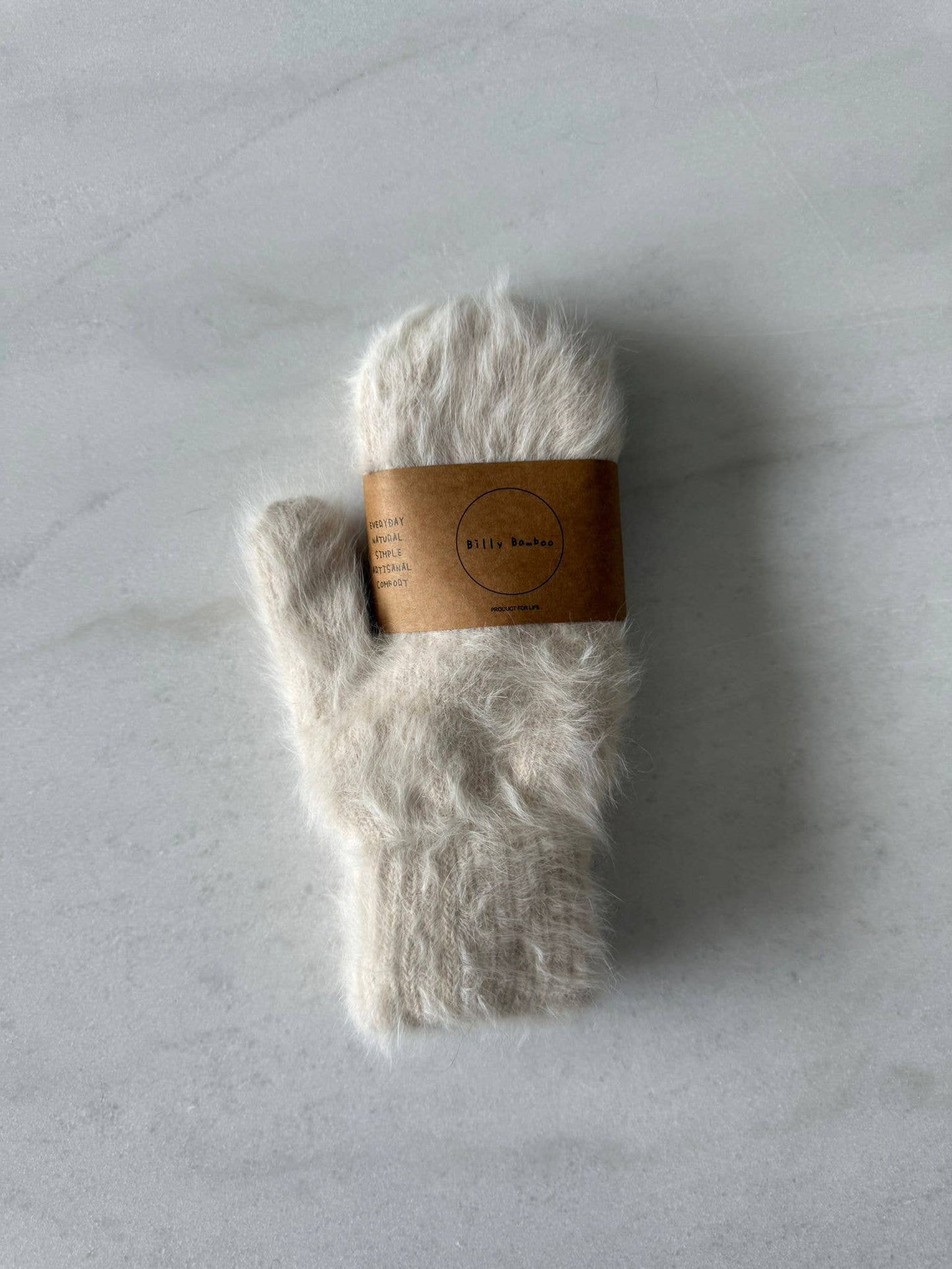 Billy Bamboo - Fluffy Angora Mittens