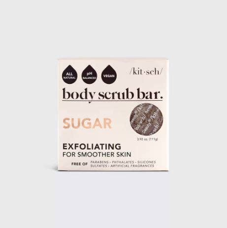 Kitsch- Sugar Exfoliating Body Scrub Bar