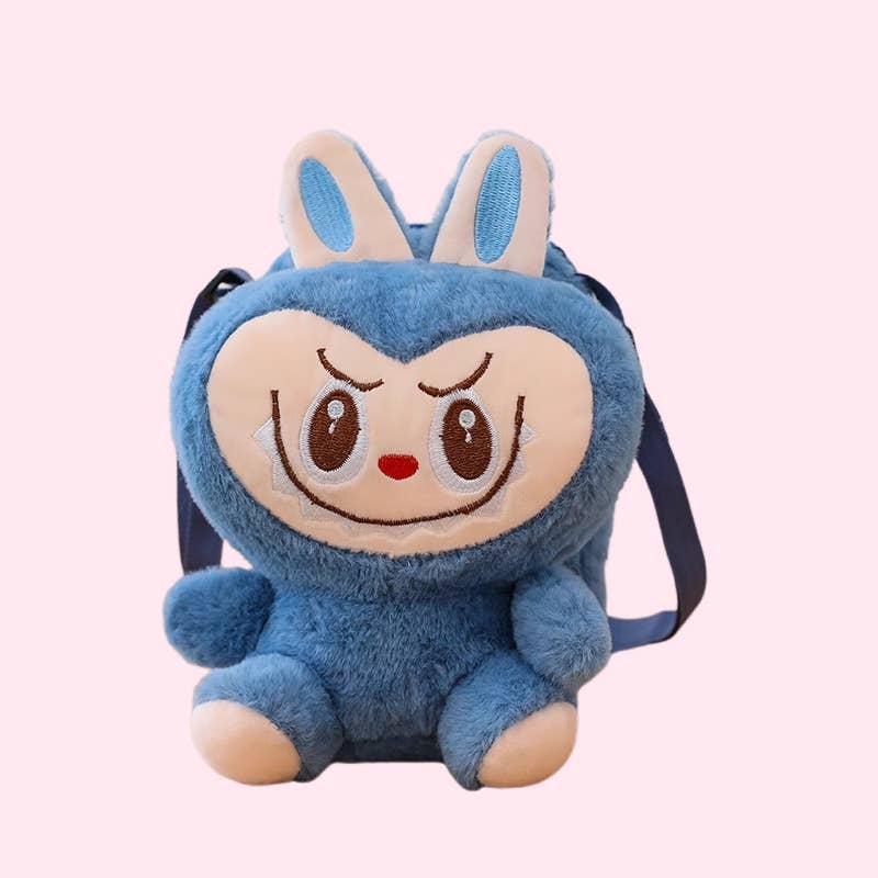 8" Labubu Inspired Plush Backpack