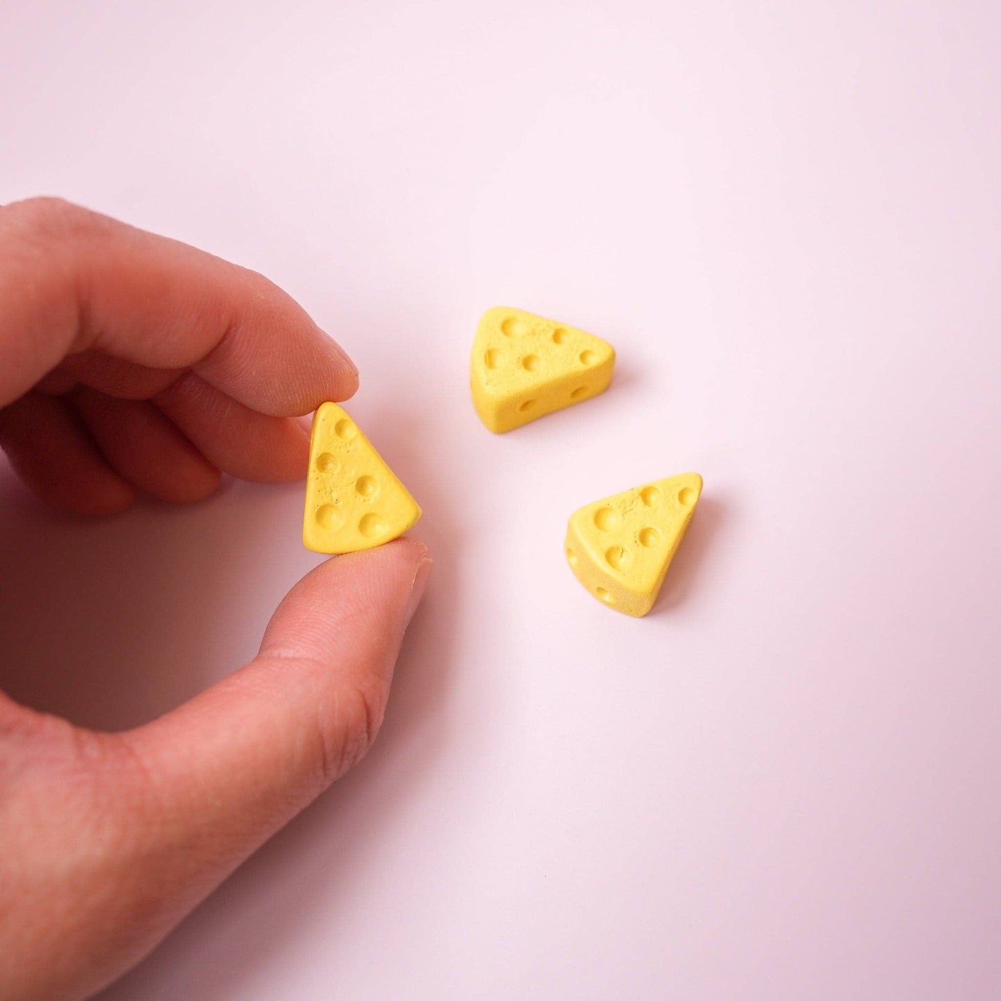 Swiss Cheese Magnet Set | Cute Notice Board Magnets | Cheese Lover's Gift | Whimsical Kitchen Decor | Fun Stationary