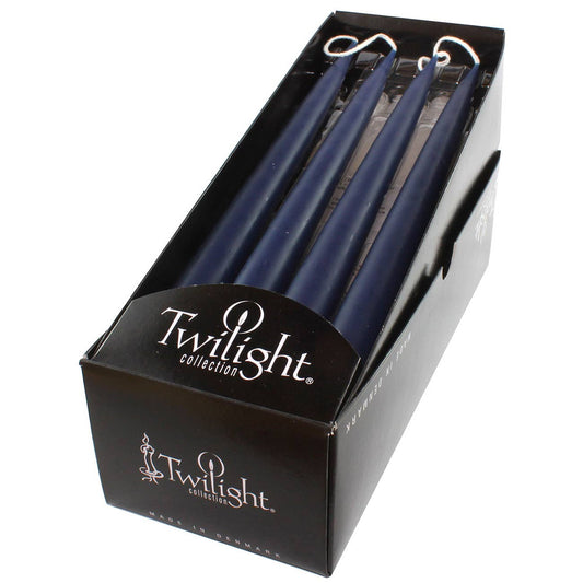 Navy Blue Danish Taper Candle | 12 Pack