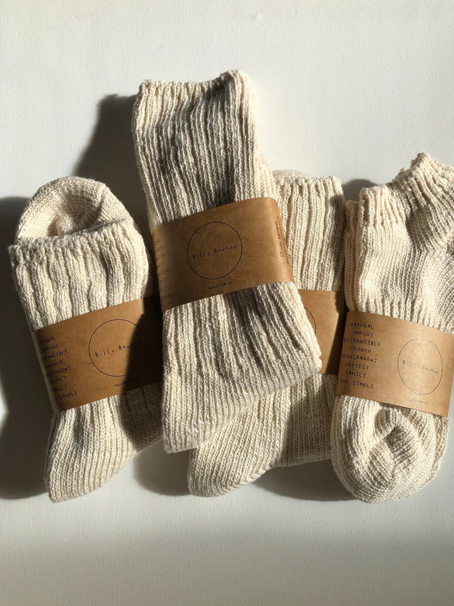 SLUB COTTON SOCKS