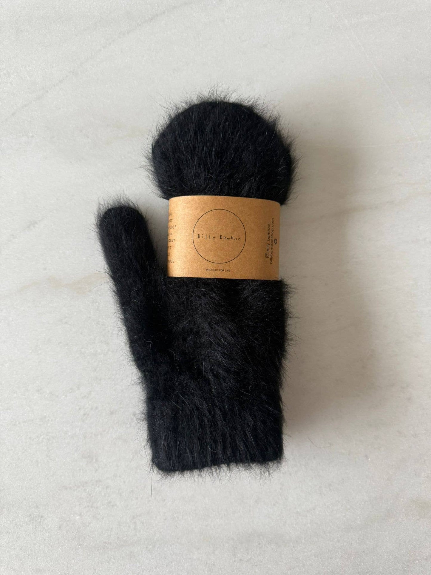 Billy Bamboo - Fluffy Angora Mittens