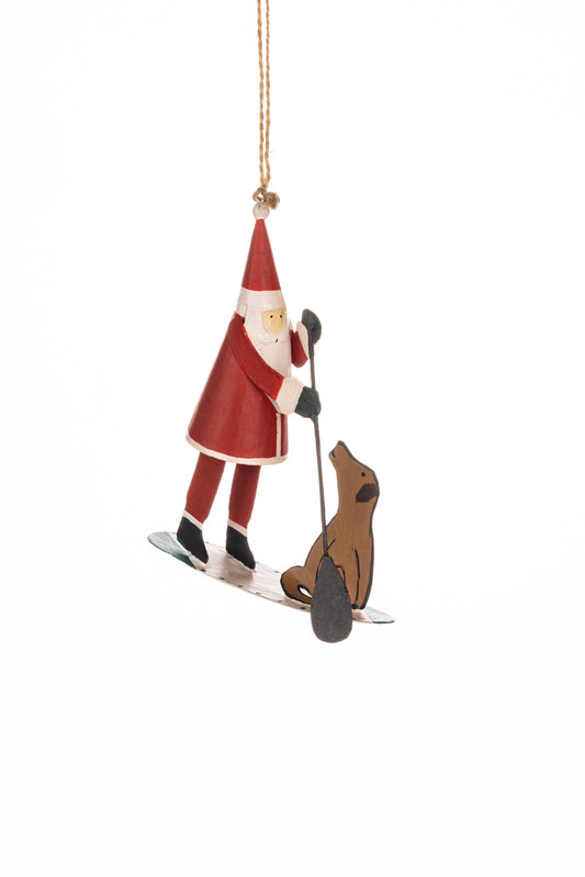 Santa and Dog Sup