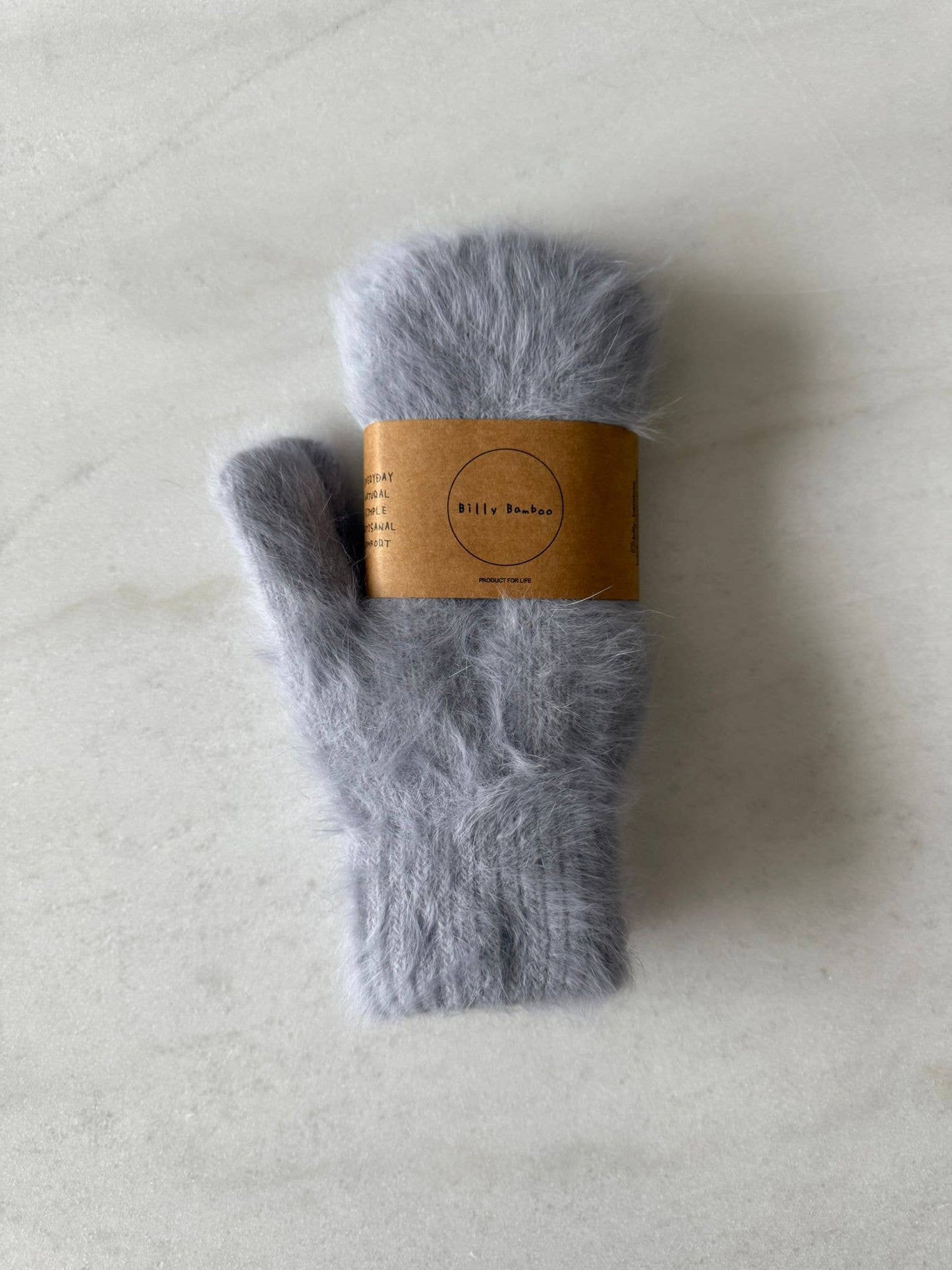Billy Bamboo - Fluffy Angora Mittens