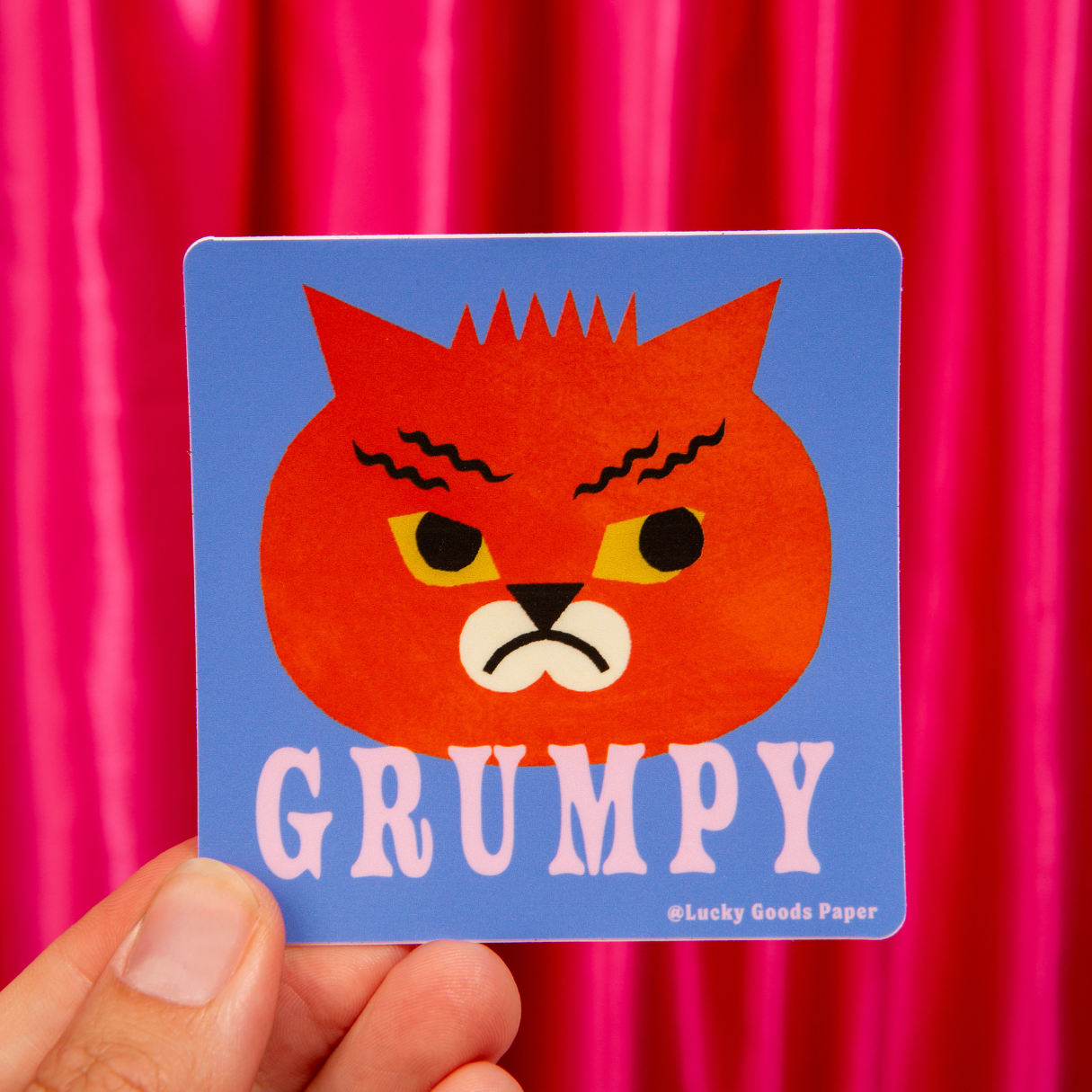 Grumpy Cat – Matte Vinyl Sticker