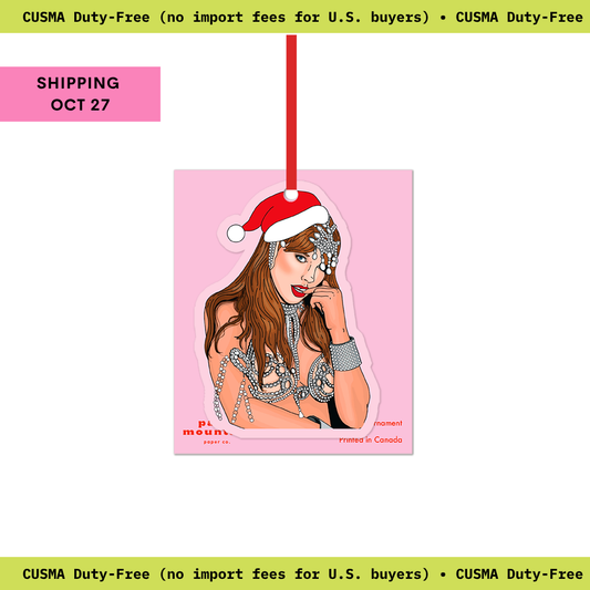 Tay Christmas Cardstock Ornament