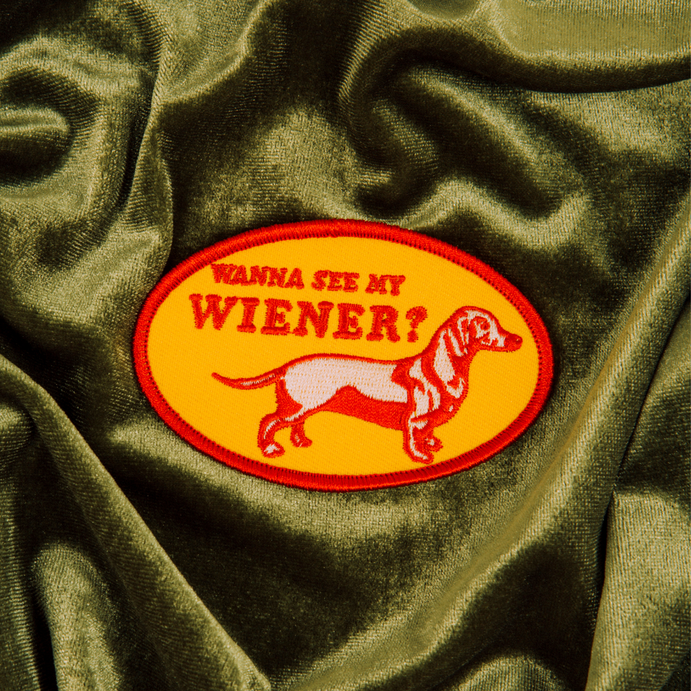 See My Wiener – Iron-On Embroidered Patch