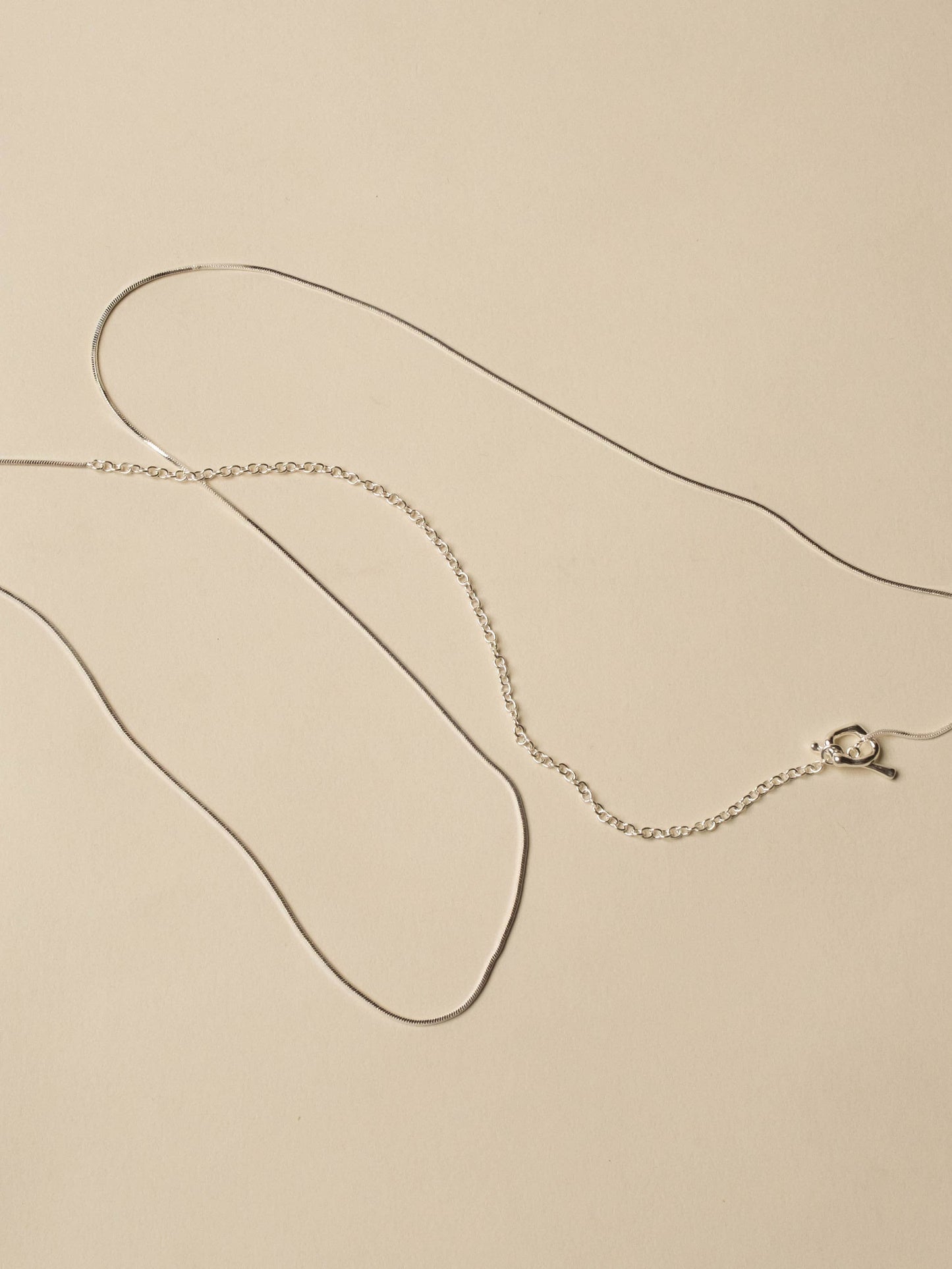 Jenny Silver Wrap Necklace