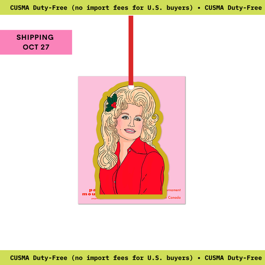 Country Queen Cardstock Ornament
