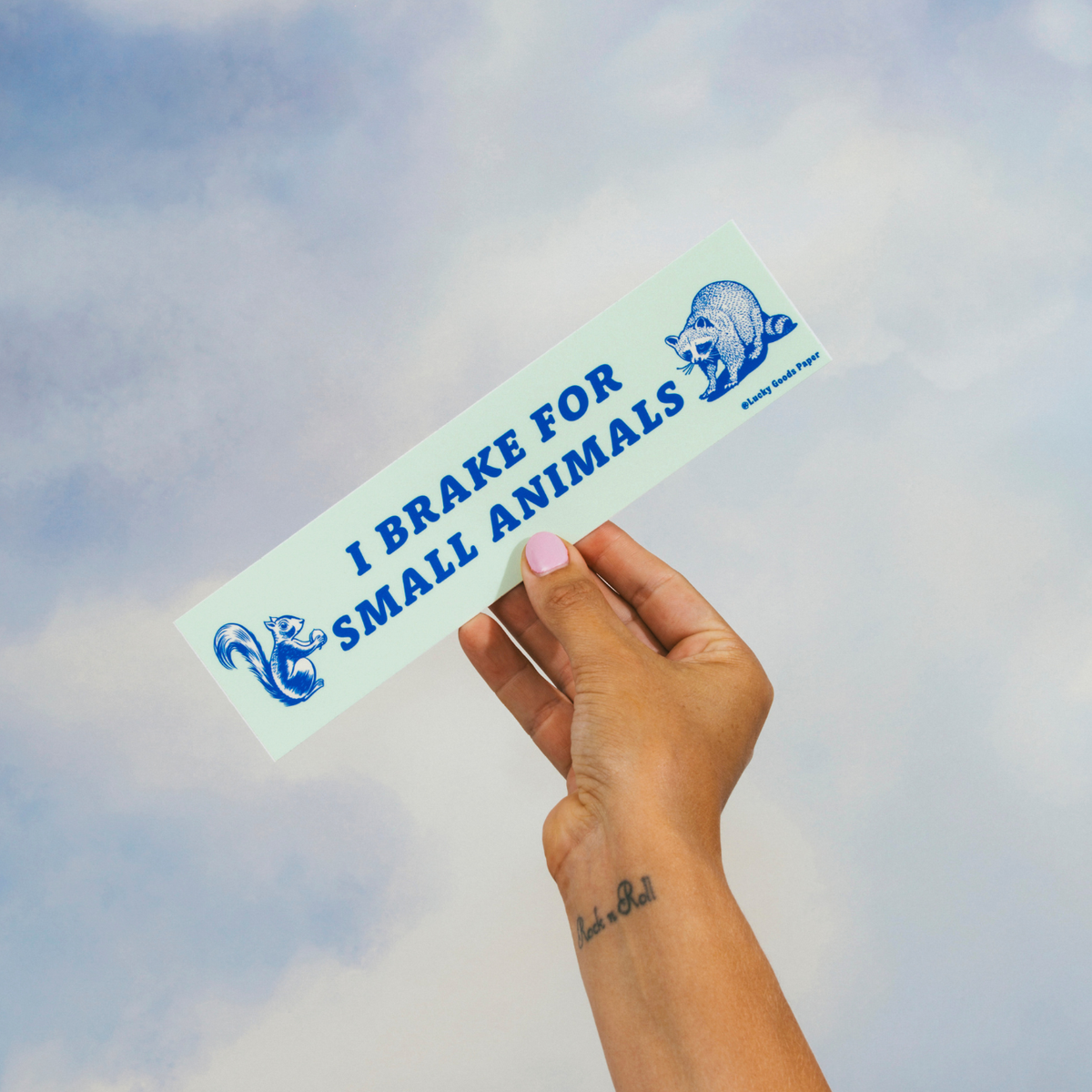 Brake for Small Animals Bumper Sticker or Magnet