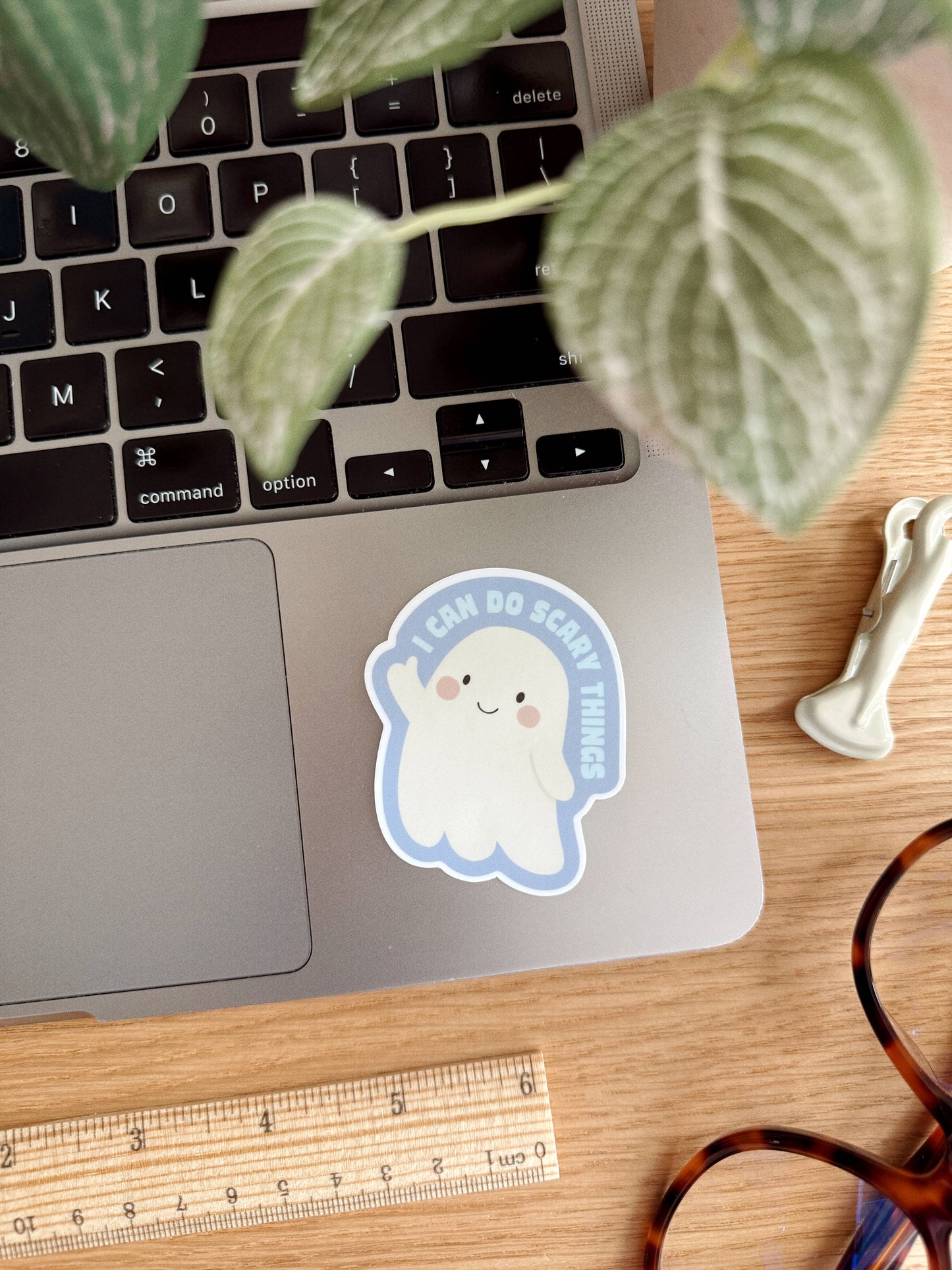 I Can Do Scary Things Ghost - Spooky Vinyl Sticker
