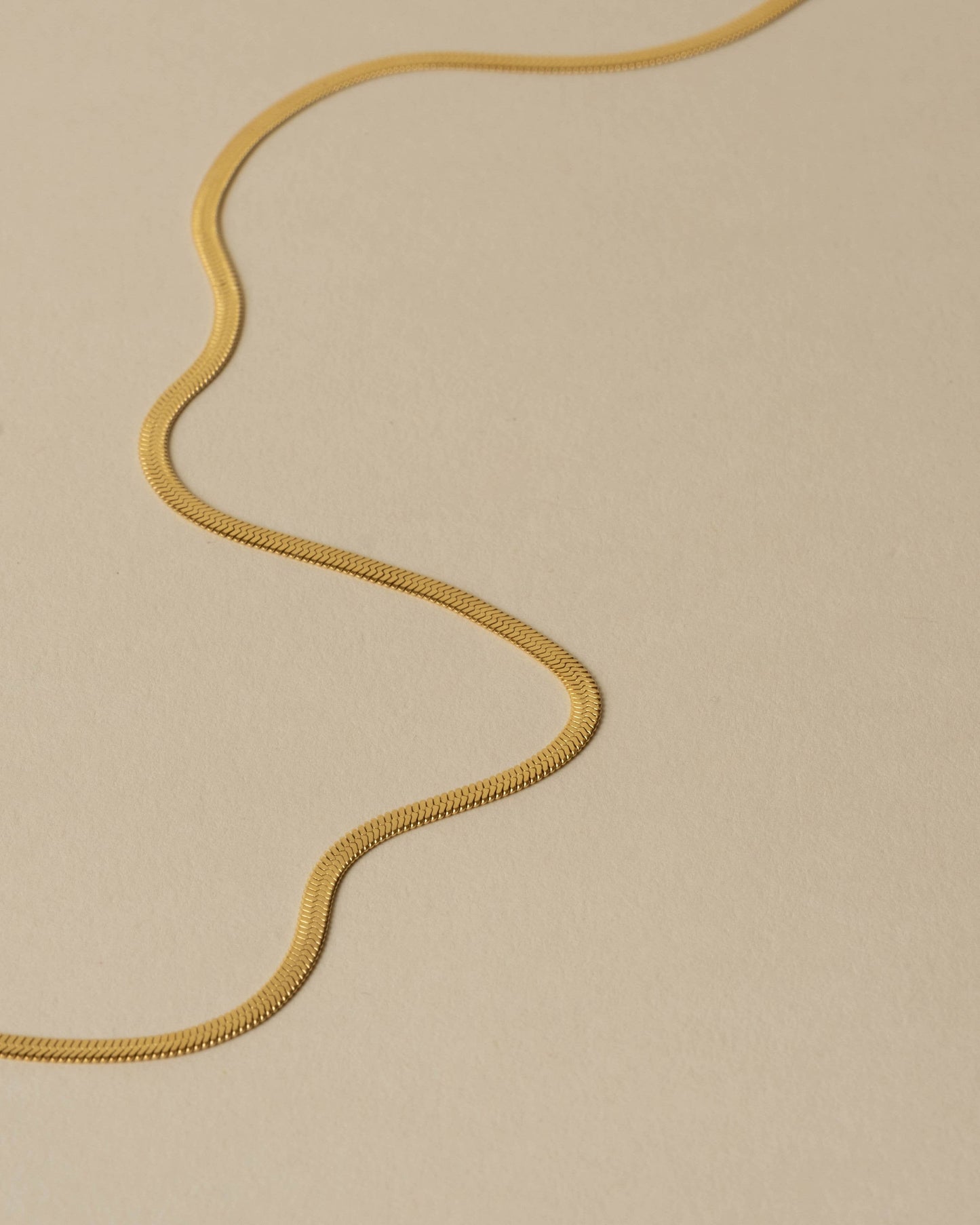 Golden Snake Chain Necklace