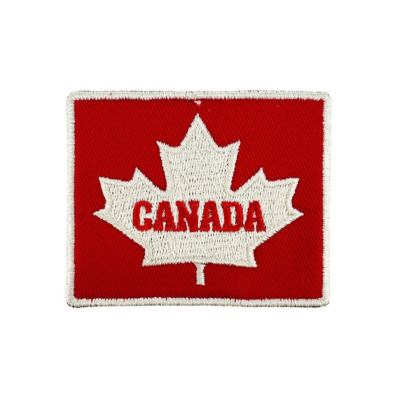 Canada iron-on embroidery patch