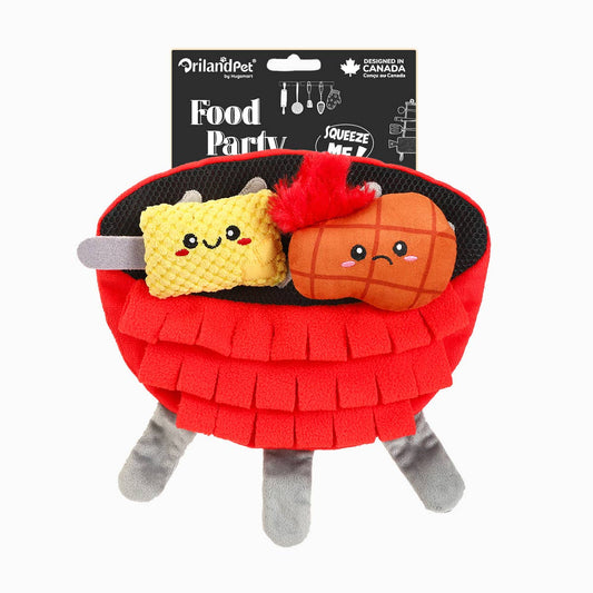 OrilandPet - Beach Daze | BBQ Grill - Dog Plush Toy