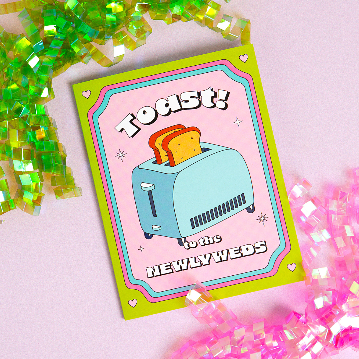 Toast Newlyweds | Wedding Card