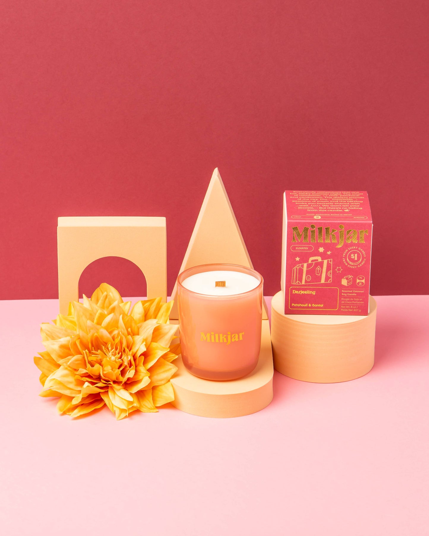 Milkjar Darjeeling - Patchouli & Santal Coconut Soy 8oz Candle