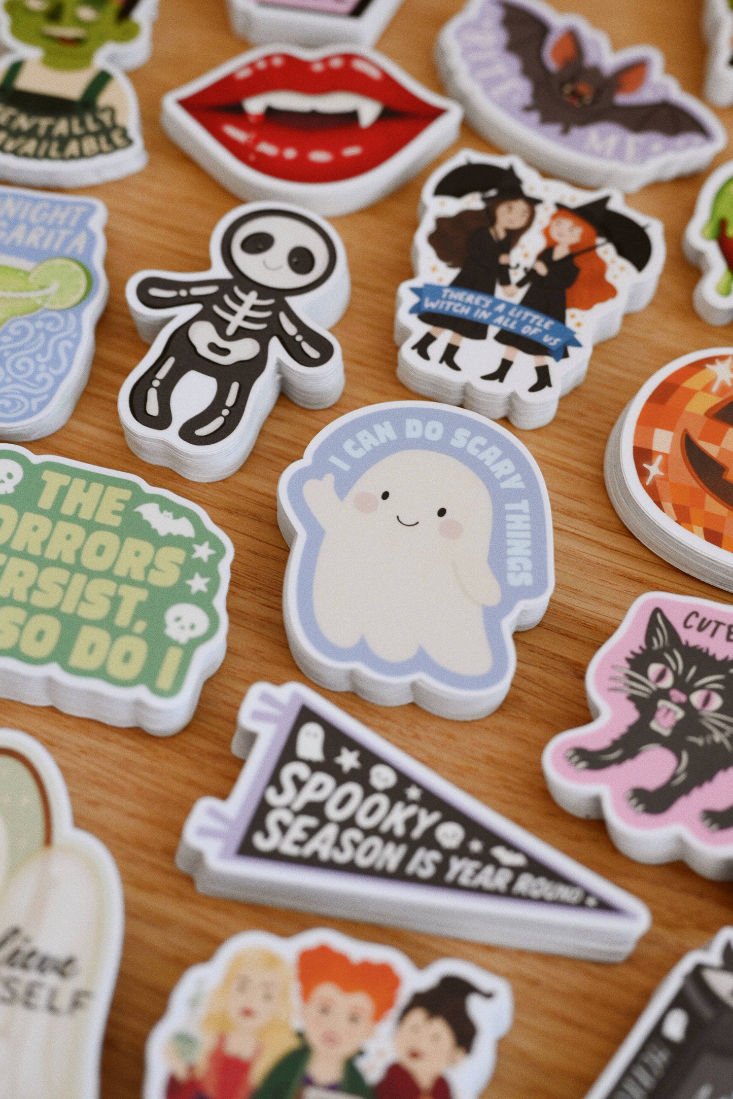 I Can Do Scary Things Ghost - Spooky Vinyl Sticker