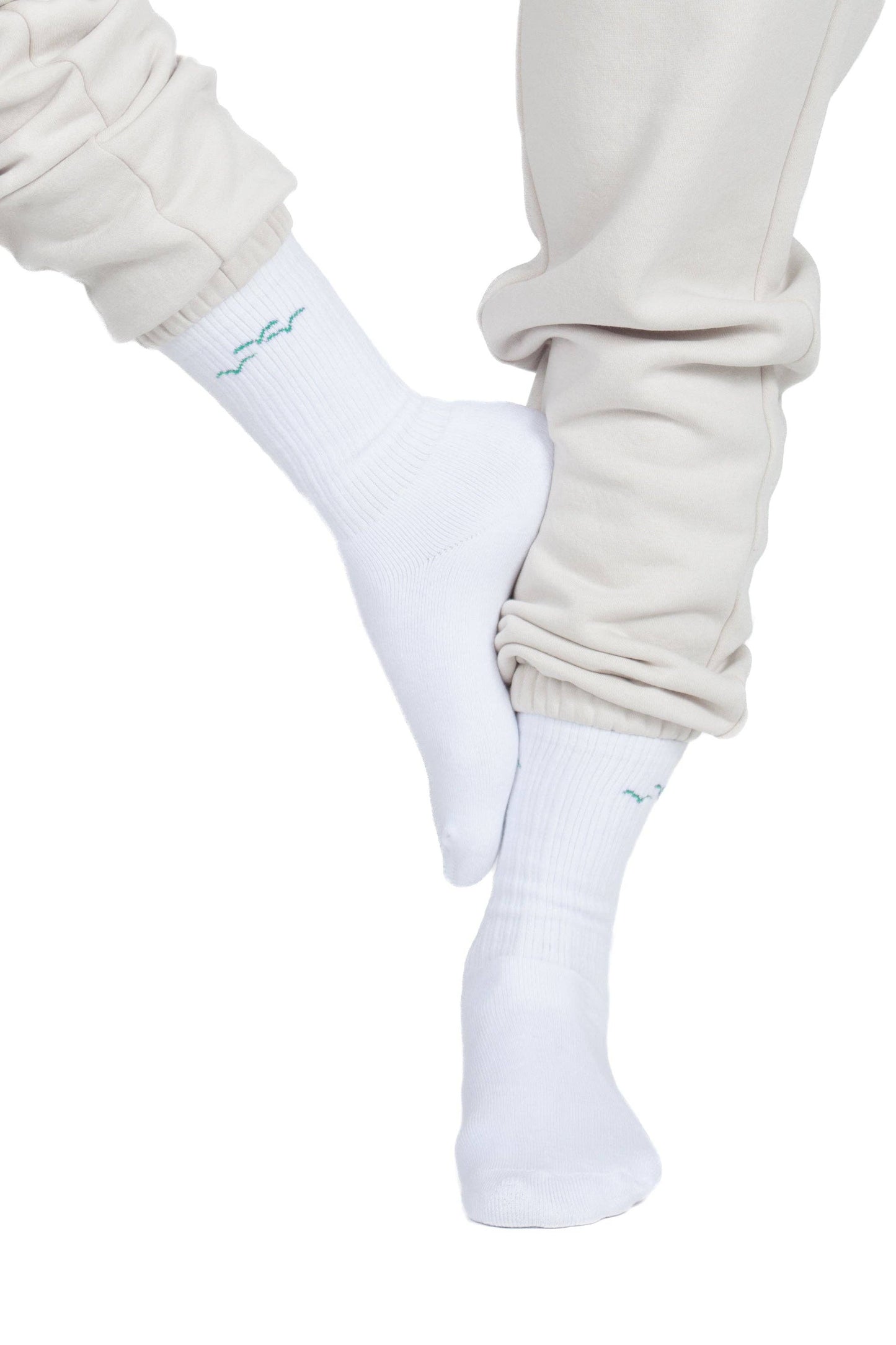 Lazypants- Rib sock with jacquard